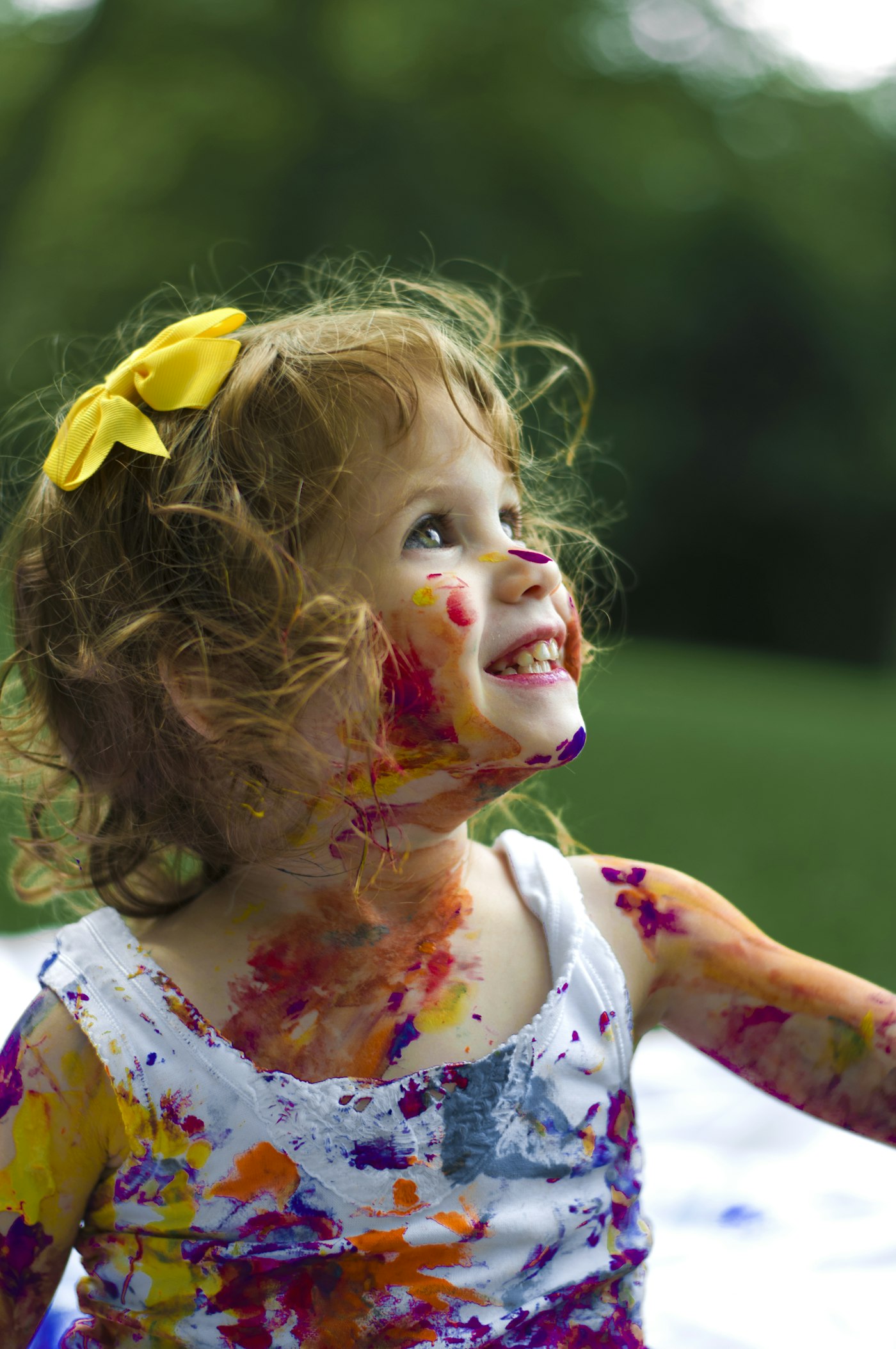 Face painting at the art studio